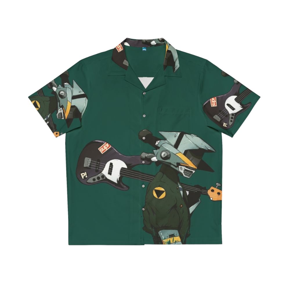 FLCL Guitar Anime Hawaiian Shirt