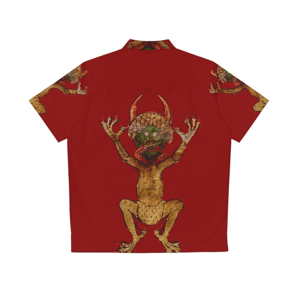 Codex Gigas Devil Hawaiian Shirt - Back