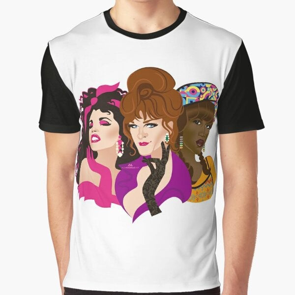 To Wong Foo Graphic T-Shirt featuring the iconic movie poster art by Alejandro Mogollo