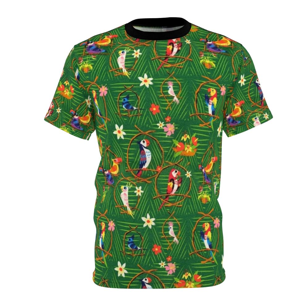 Enchanted Tropical Tiki Room T-shirt featuring Disney-inspired elements