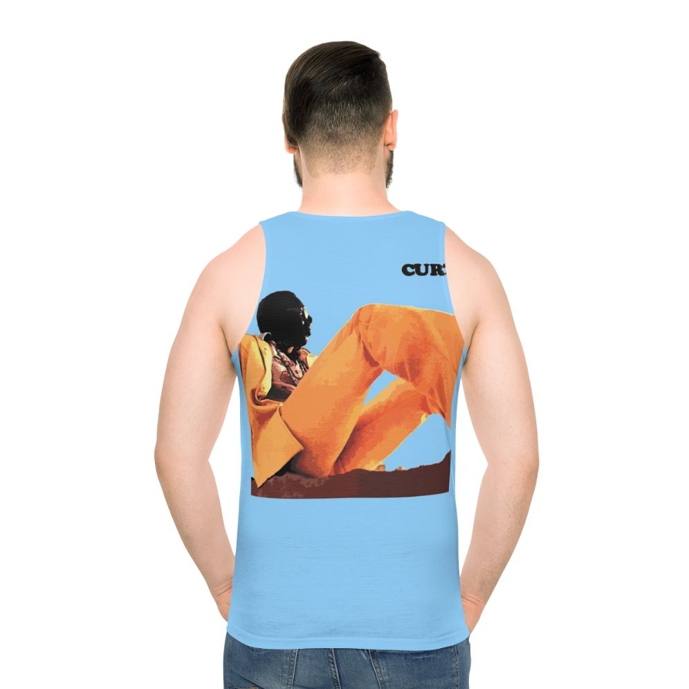 Vintage Funk Music Unisex Tank Top - men back