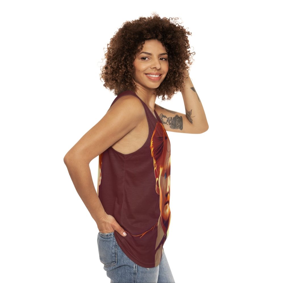 Conan O'Brien Unisex Tank Top - women side