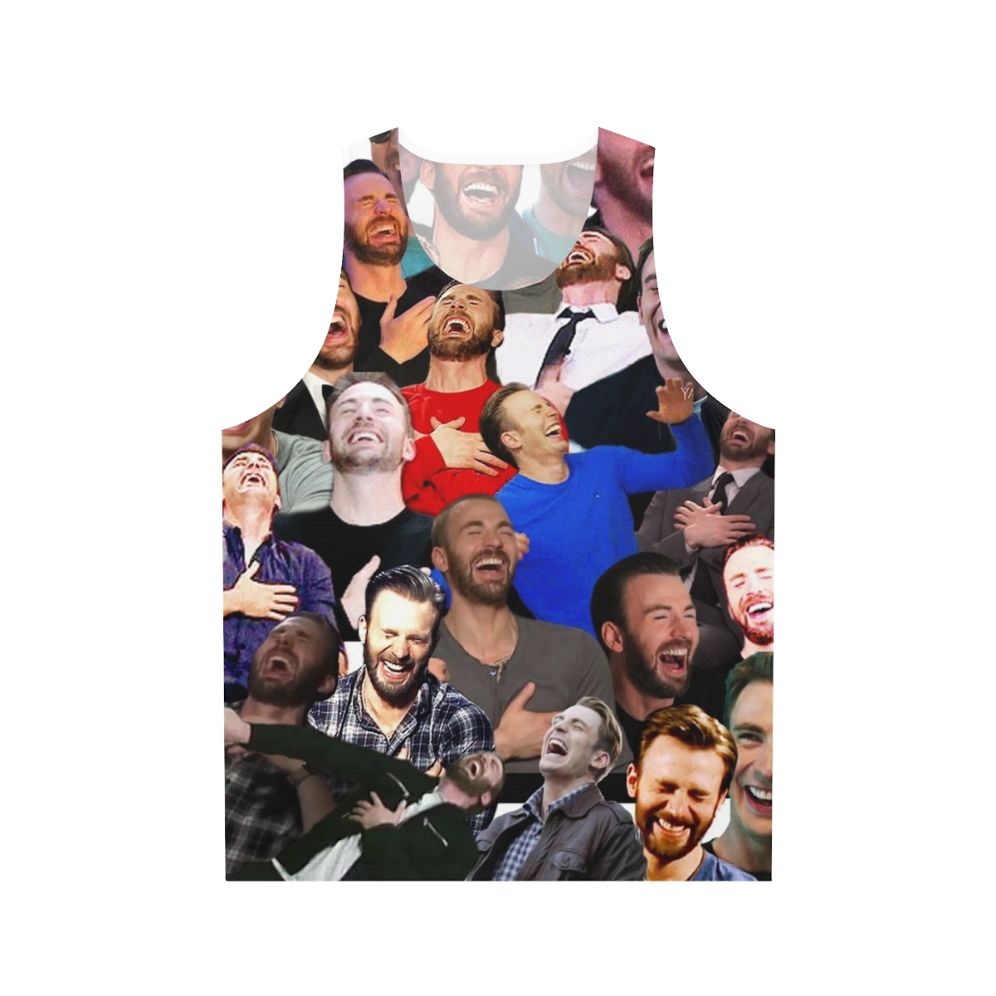 Chris Evans Laughing Unisex Tank Top