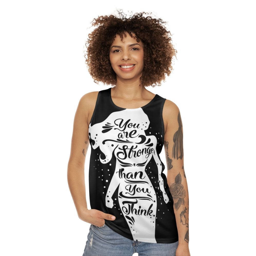 "You Are Stronger" Unisex Tank Top - women