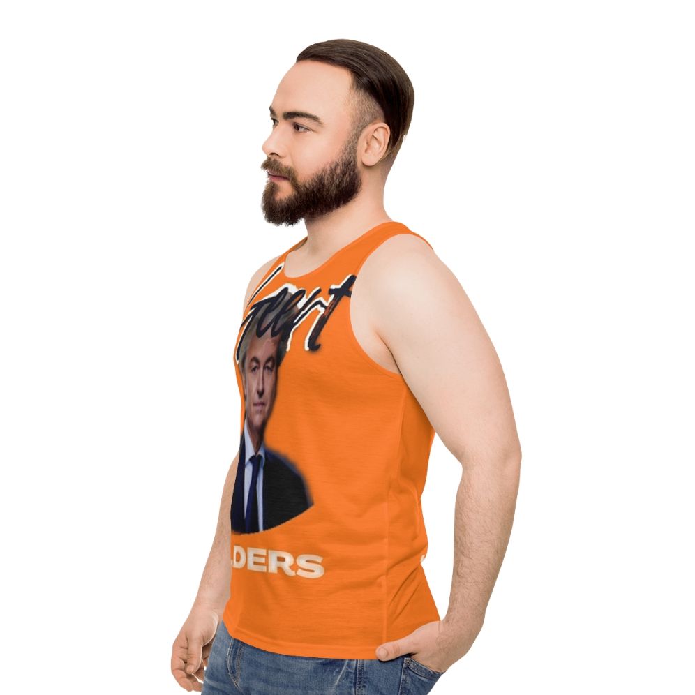 Geert Wilders Unisex Tank Top - men side