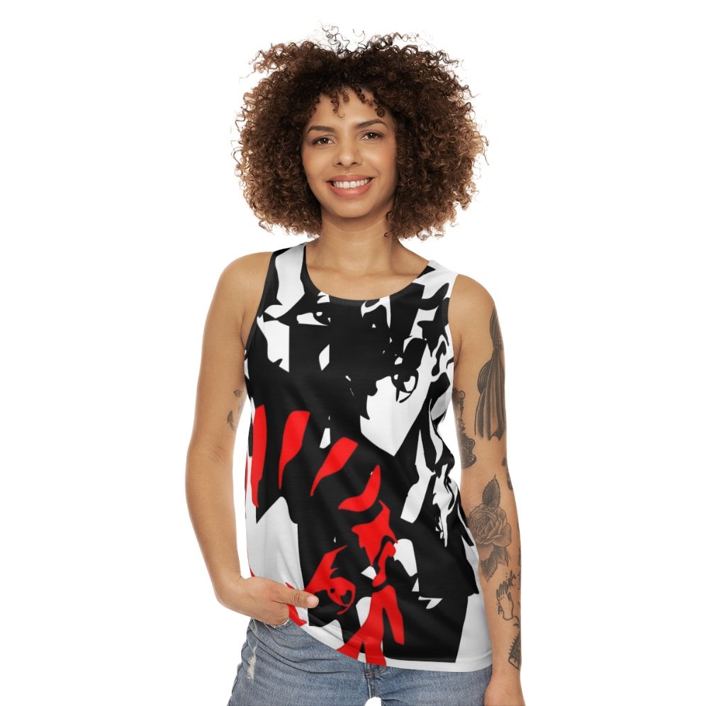 The Boondocks Unisex Tank Top featuring Riley and Huey Freeman - women