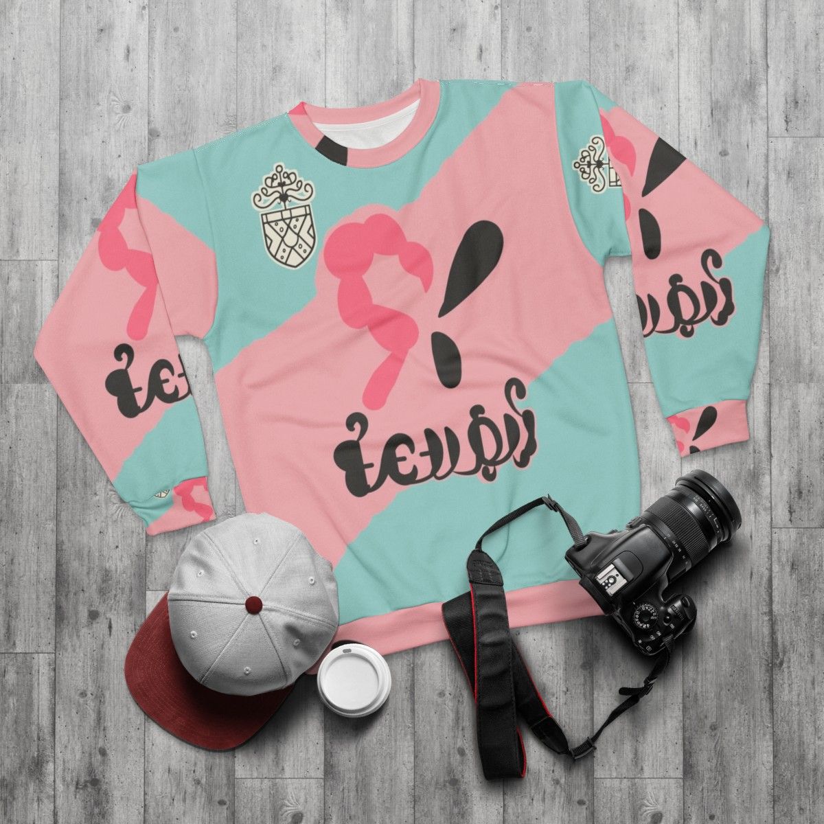 Bede Cosplay Top Sweatshirt - flat lay