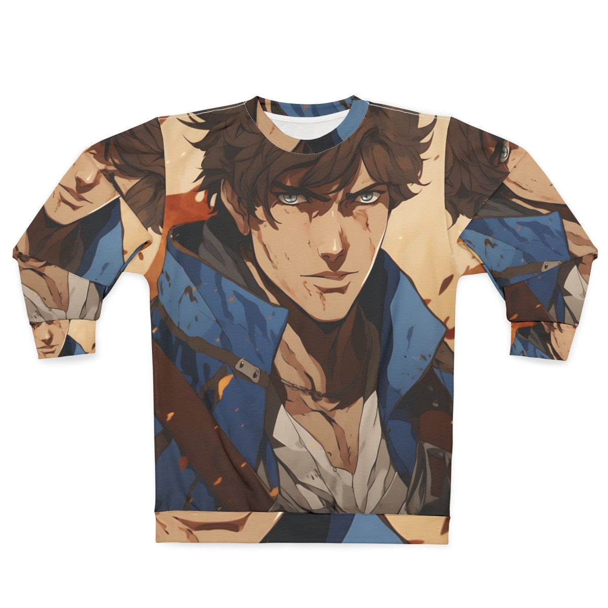 Castlevania Richter Belmont Netflix Sweatshirt - Symphony of the Night Fanart