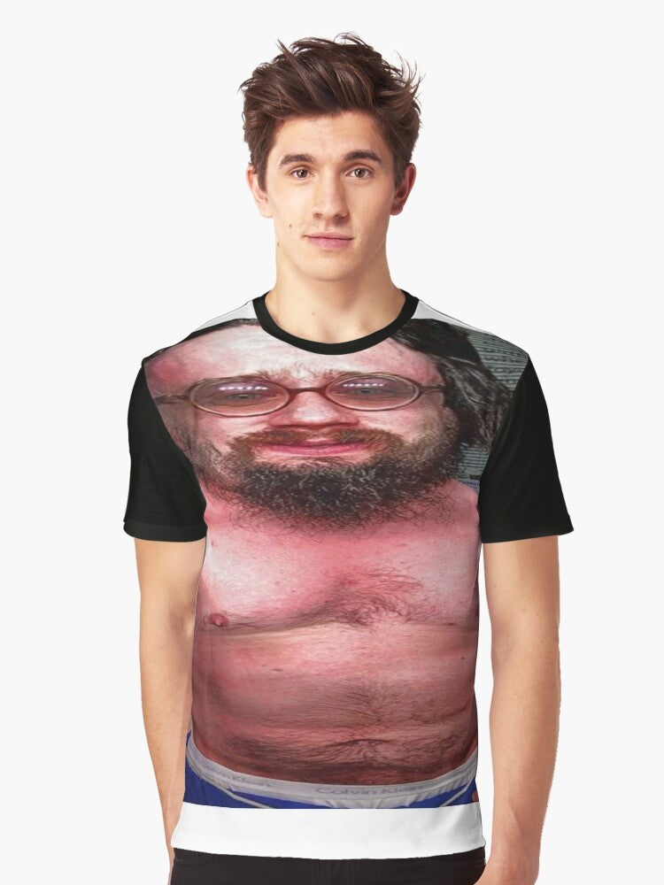 Official Sam Hyde Graphic T-Shirt featuring Hydewars design - Men