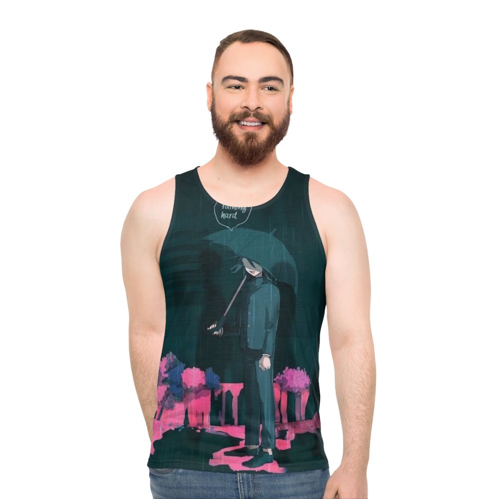 Sad Boy Kokichi Ouma Anime Tank Top - men