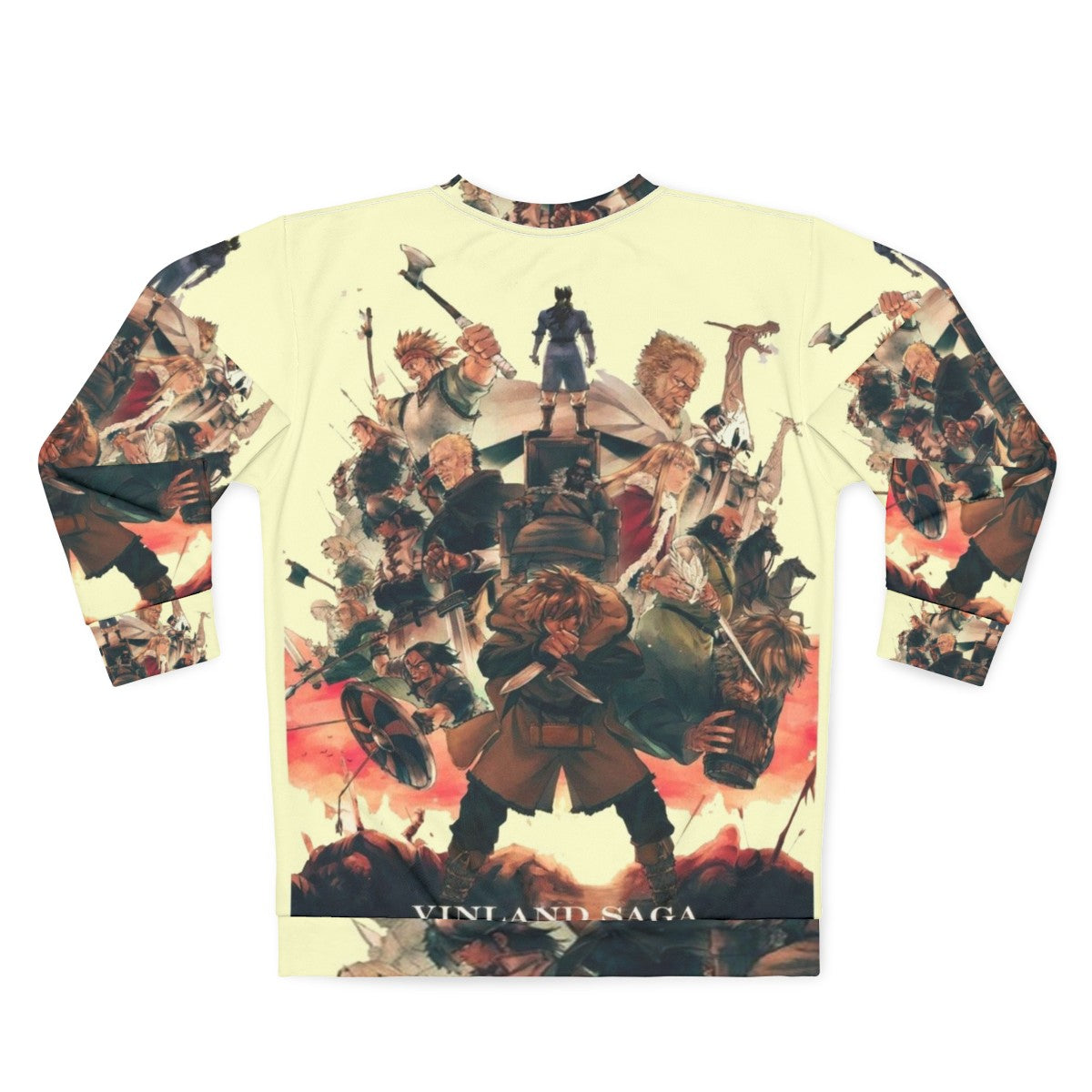 Vinland Saga Viking Anime Sweatshirt - Back