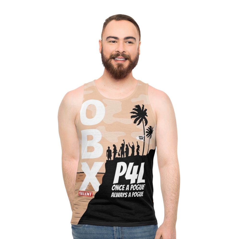 Outer Banks Poguelandia Themed Unisex Tank Top - men