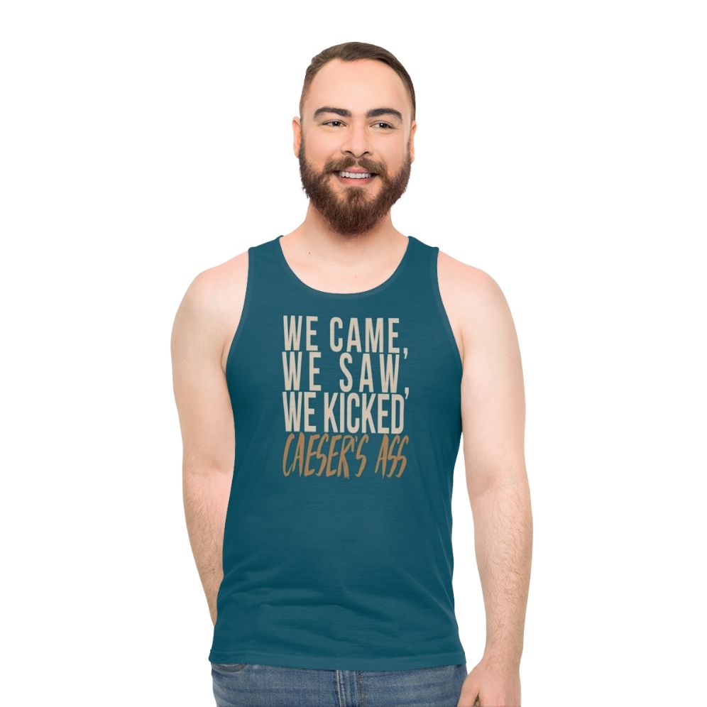 Unisex tank top featuring Julius Caesar quote from Legends of Tomorrow - men