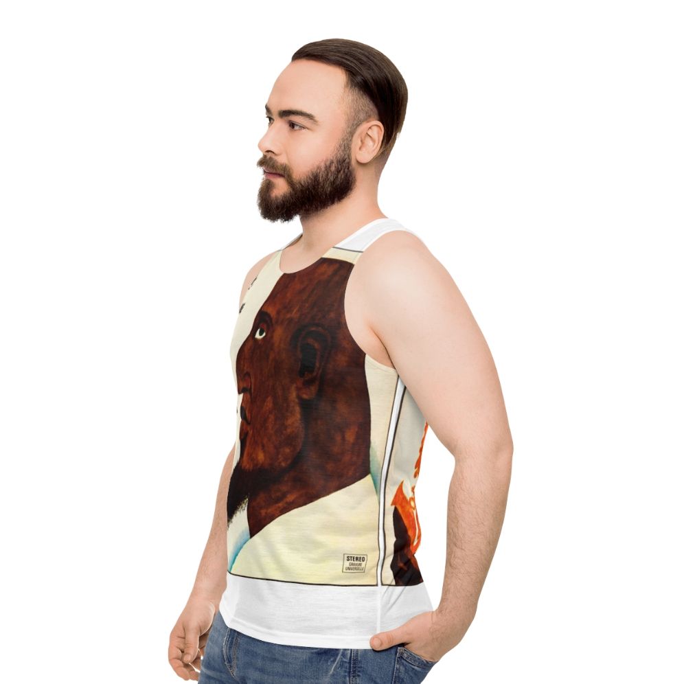 Sonny Rollins Jazz Saxophone Colossus Unisex Tank Top - men side