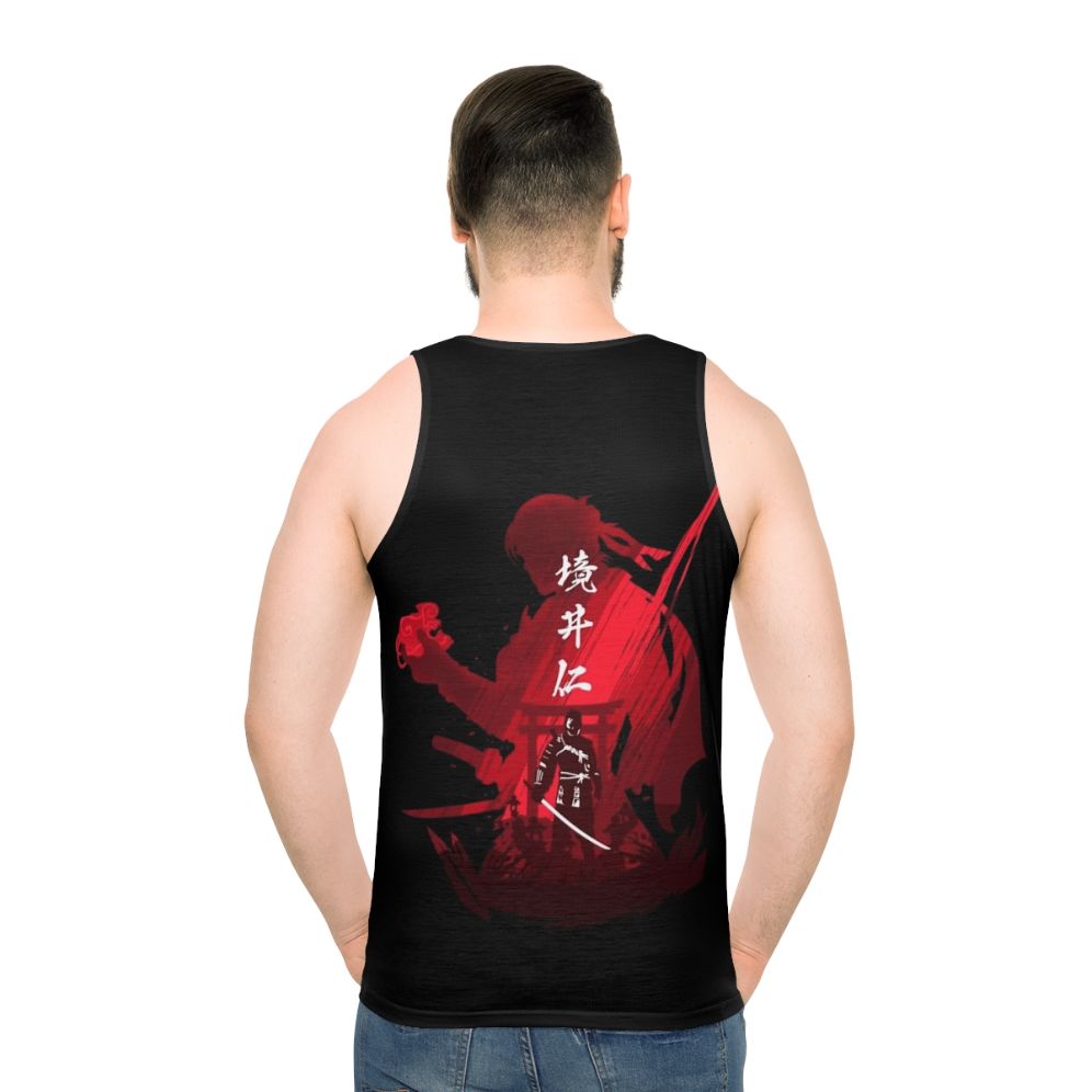 Jin Sakai - The Ghost of Tsushima Unisex Tank Top - men back