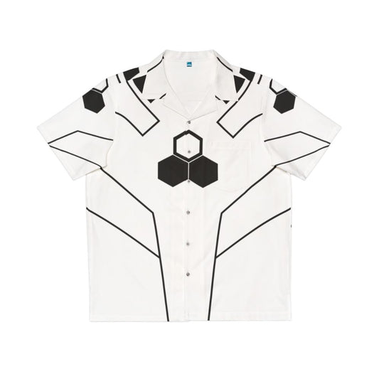 future foundation hawaiian shirt with hex pattern