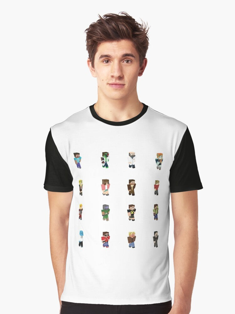 Hermitcraft Minecraft Youtuber Graphic T-Shirt - Men