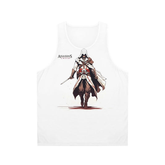 Assassin's Creed inspired unisex tank top with iconic gaming art