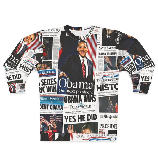 Obama 2008 Commemorative Historic Election Sweatshirt