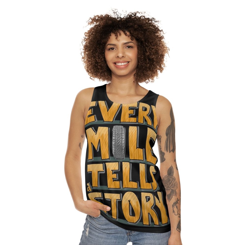 Unisex Toyota Landcruiser Overland Adventure Tank Top - women