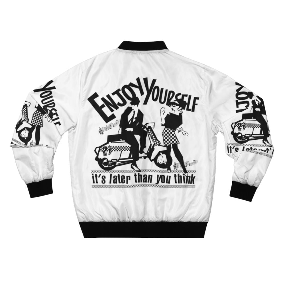 Bomber jacket with ska-inspired design - Back