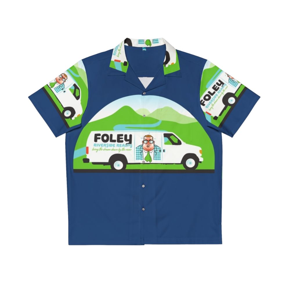 Matt Foley Hawaiian shirt from SNL by Chris Farley floral