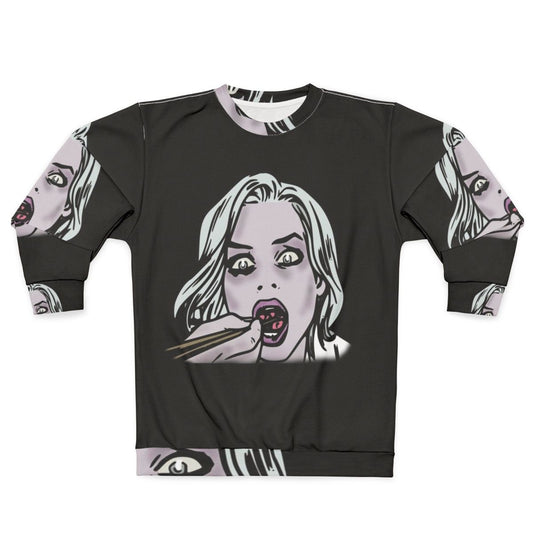 Izombie comic book style sweatshirt