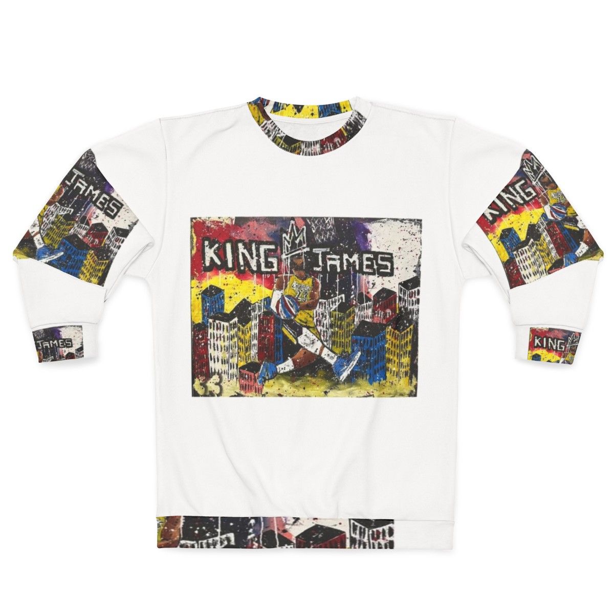 Lebron James Sweatshirt with Custom Art Design