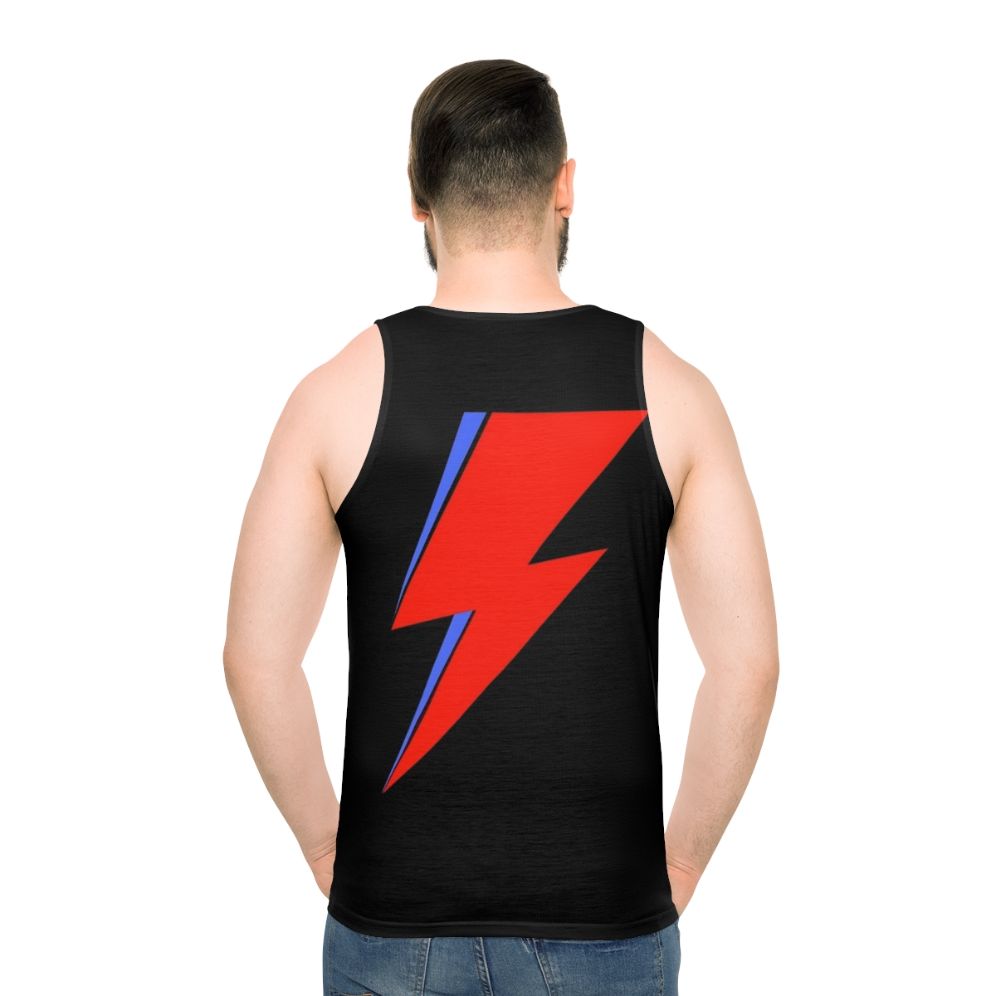 David Bowie "Aladdin Sane" Unisex Tank Top - men back