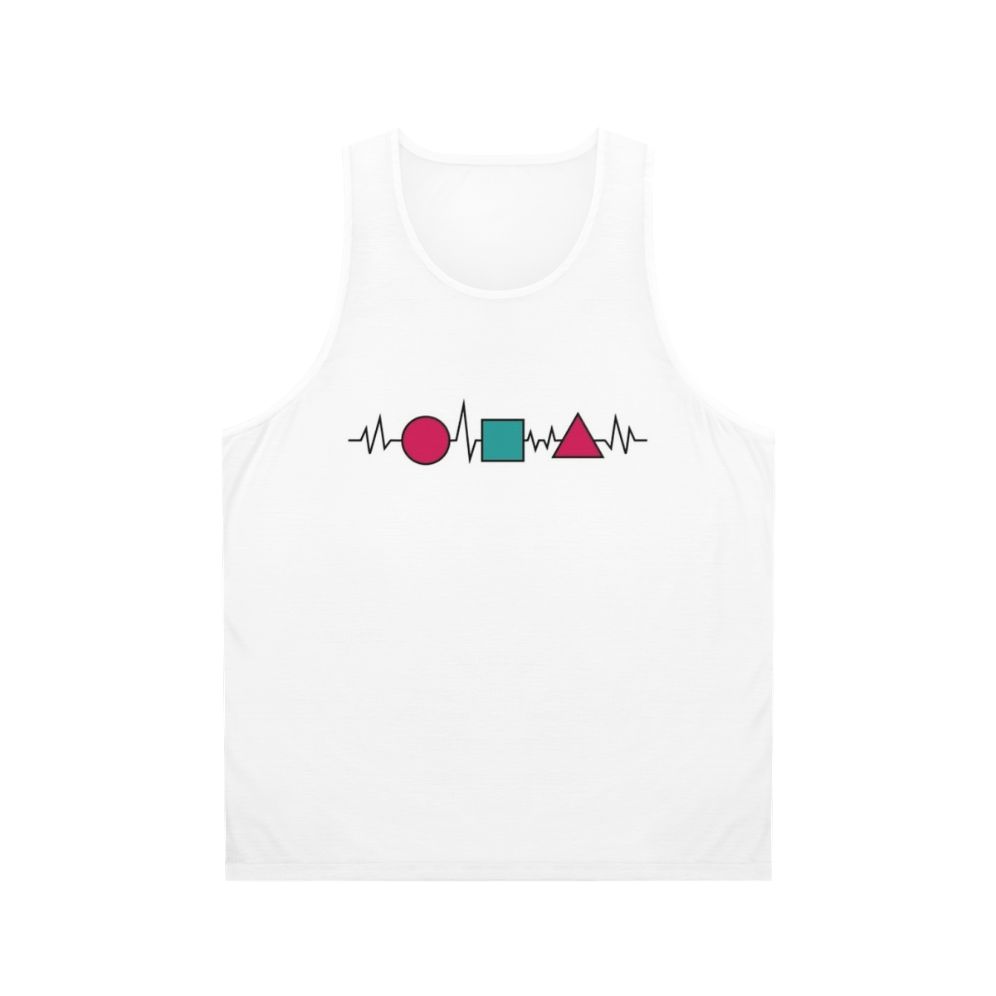 Unisex Squid Game Heartbeat Tank Top