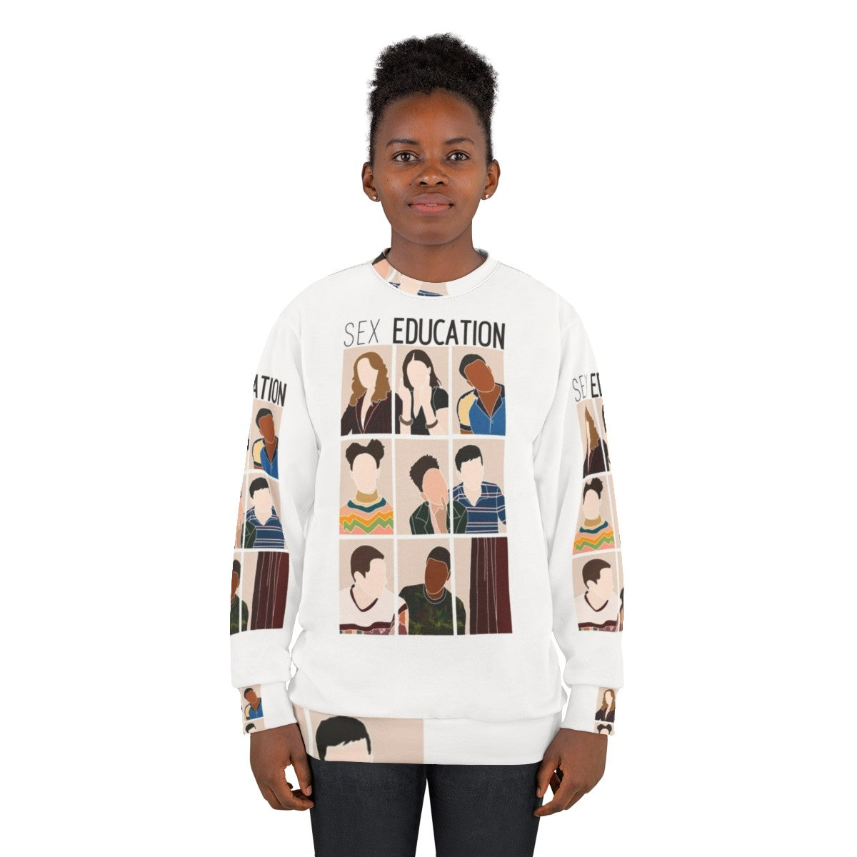 Sex Education Cast Sweatshirt featuring Maeve Wiley - women