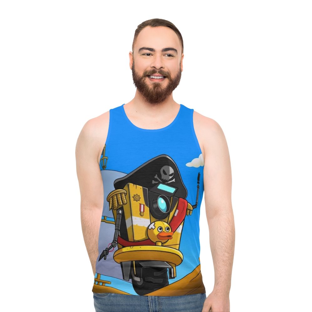 Borderlands Claptrap Pirate Minion Unisex Tank Top - men