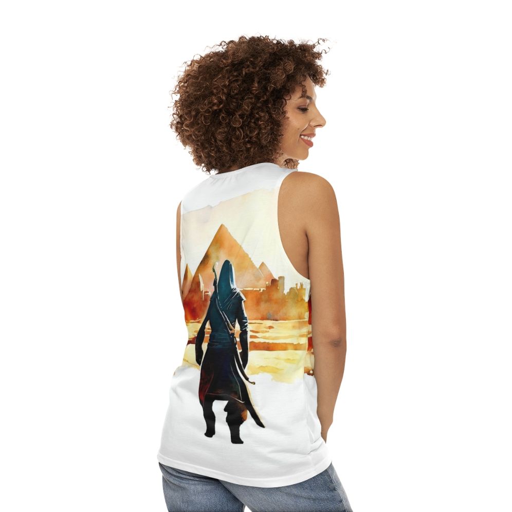 Assassin's Creed Egypt Unisex Tank Top - women back