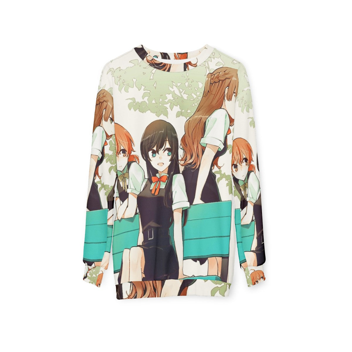 Bloom Into You Yuri Sweatshirt featuring Yuu Nanami Saeki - hanging