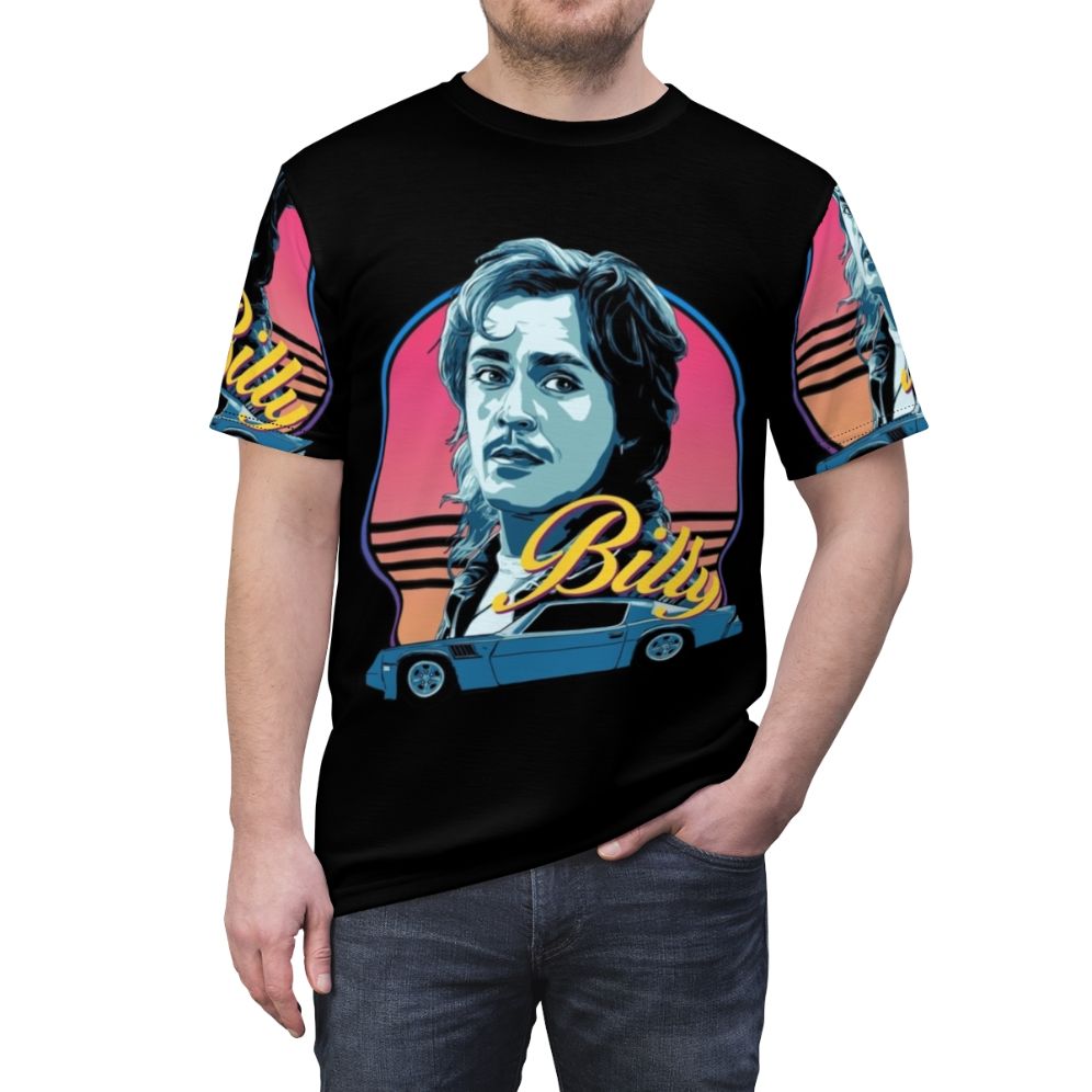 Stranger Things 80s Style Graphic T-Shirt with Retro Pop Art Design - men front