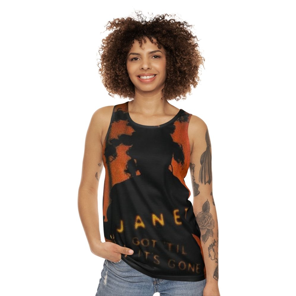 Retro 90s Janet Jackson Inspired JJ Unisex Tank Top - women