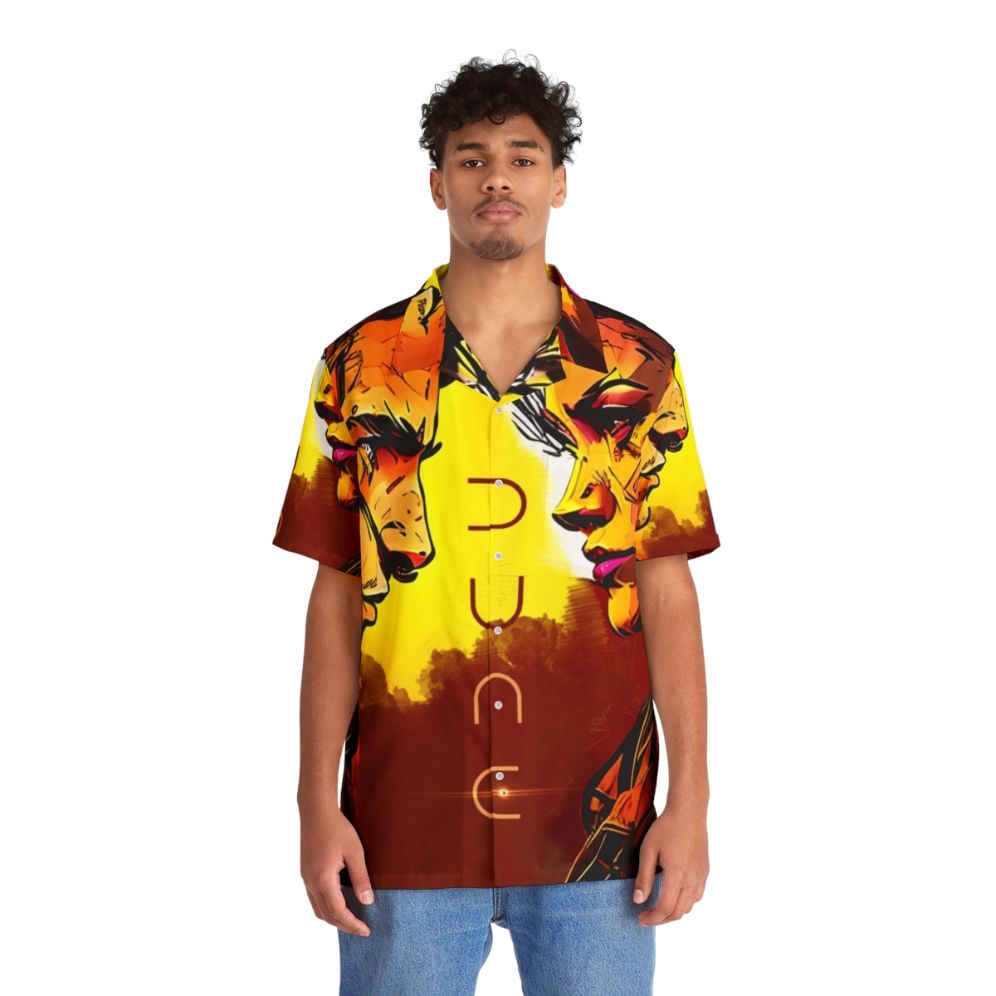 Dune 2 Part 2 2024 Hawaiian Shirt with Dune movie graphics - People Front