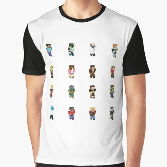 Hermitcraft Minecraft Youtuber Graphic T-Shirt