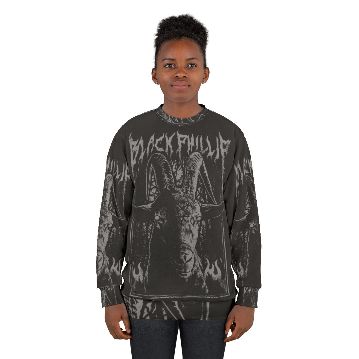 Black Metal 'The Witch' Sweatshirt - women