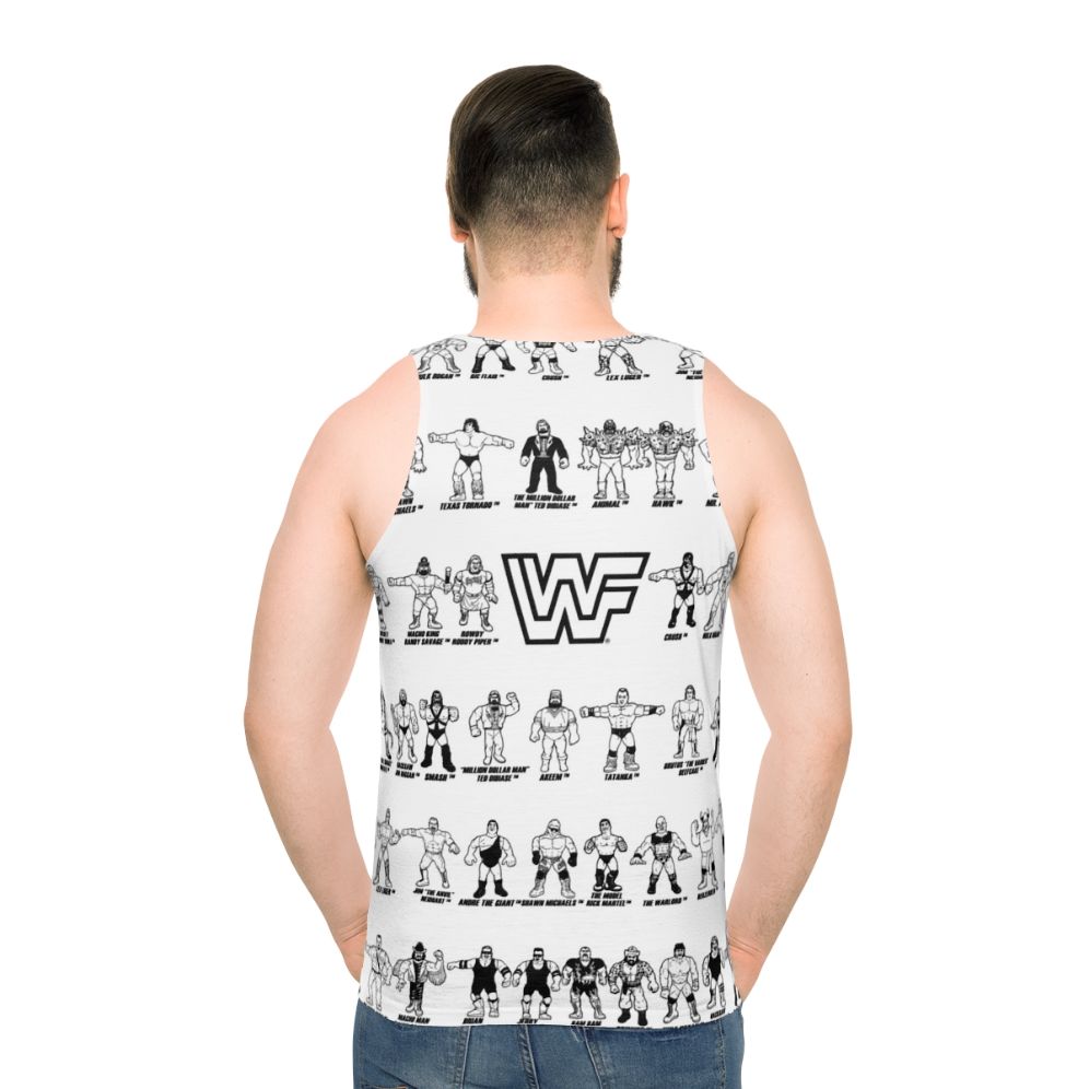 Hasbro unisex tank top for wrestling fans - men back