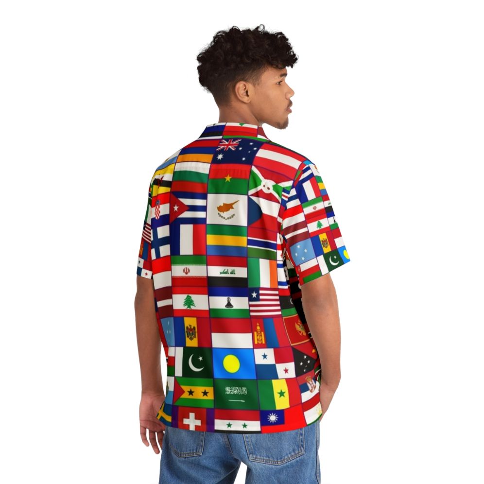 World Flags Hawaiian Shirt - People Back