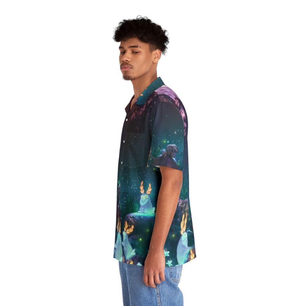 Blupee Sanctuary Hawaiian Shirt with Link and Moon Bunnies - People Left