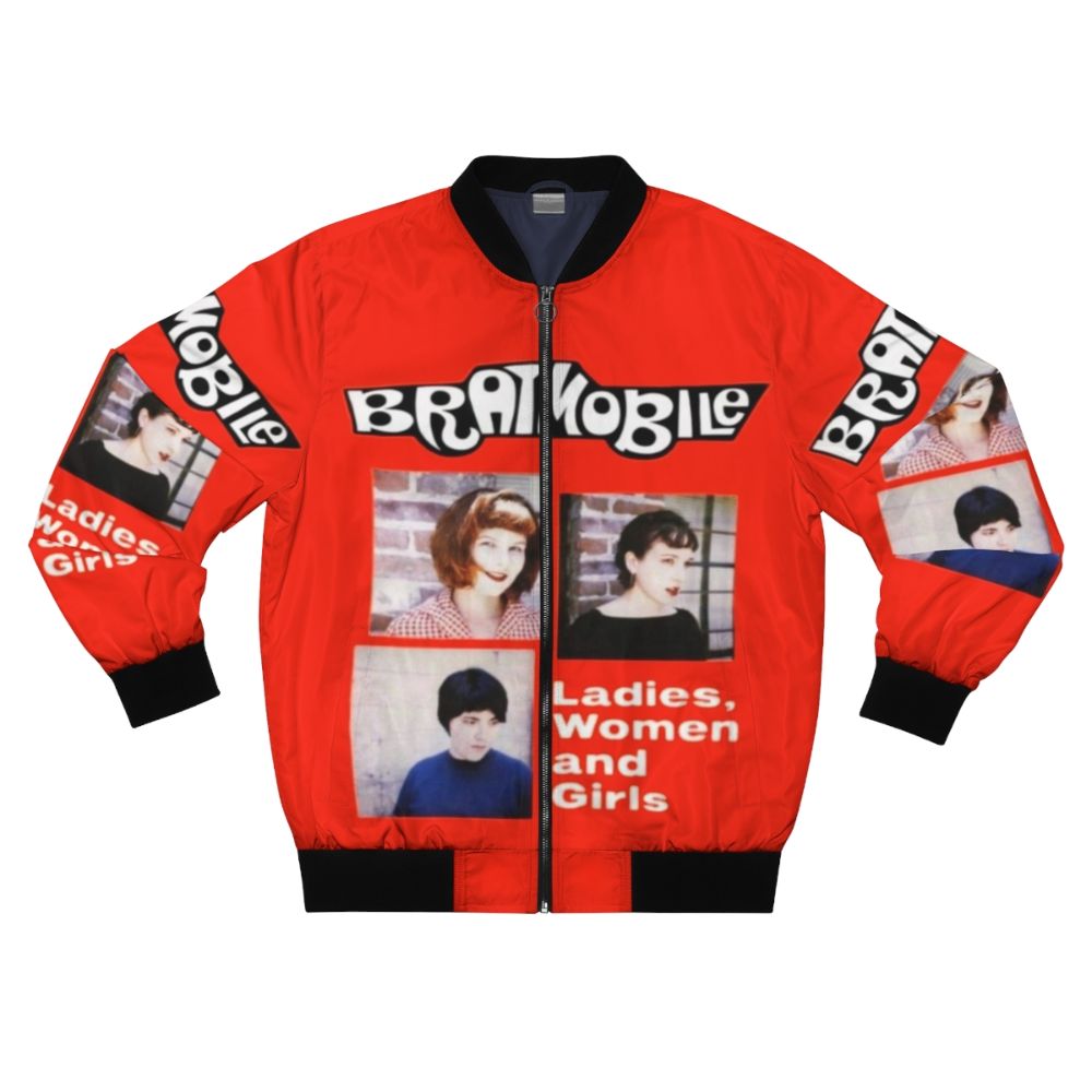 Bratmobile Riot Grrrl Bomber Jacket for Ladies, Women, and Girls