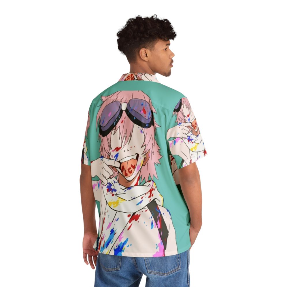 FLCL Haruko Haruhara Hawaiian Shirt - People Back