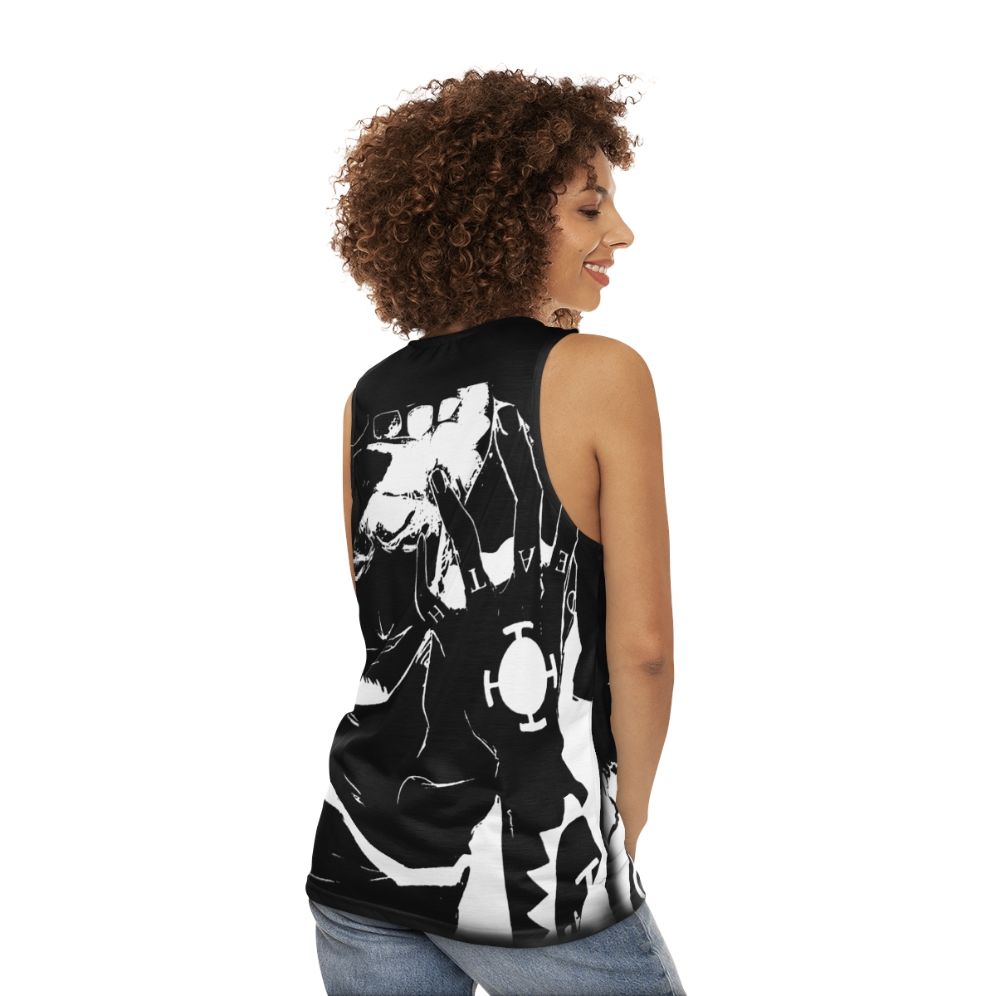 Trafalgar Law Unisex One Piece Anime Tank Top - women back