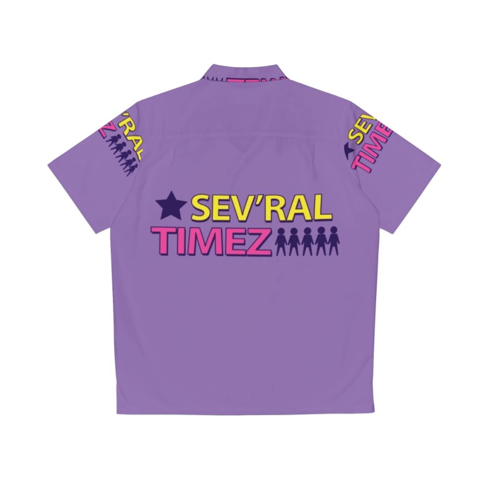 Gravity Falls "Sev Ral Timez" Hawaiian Shirt - Back