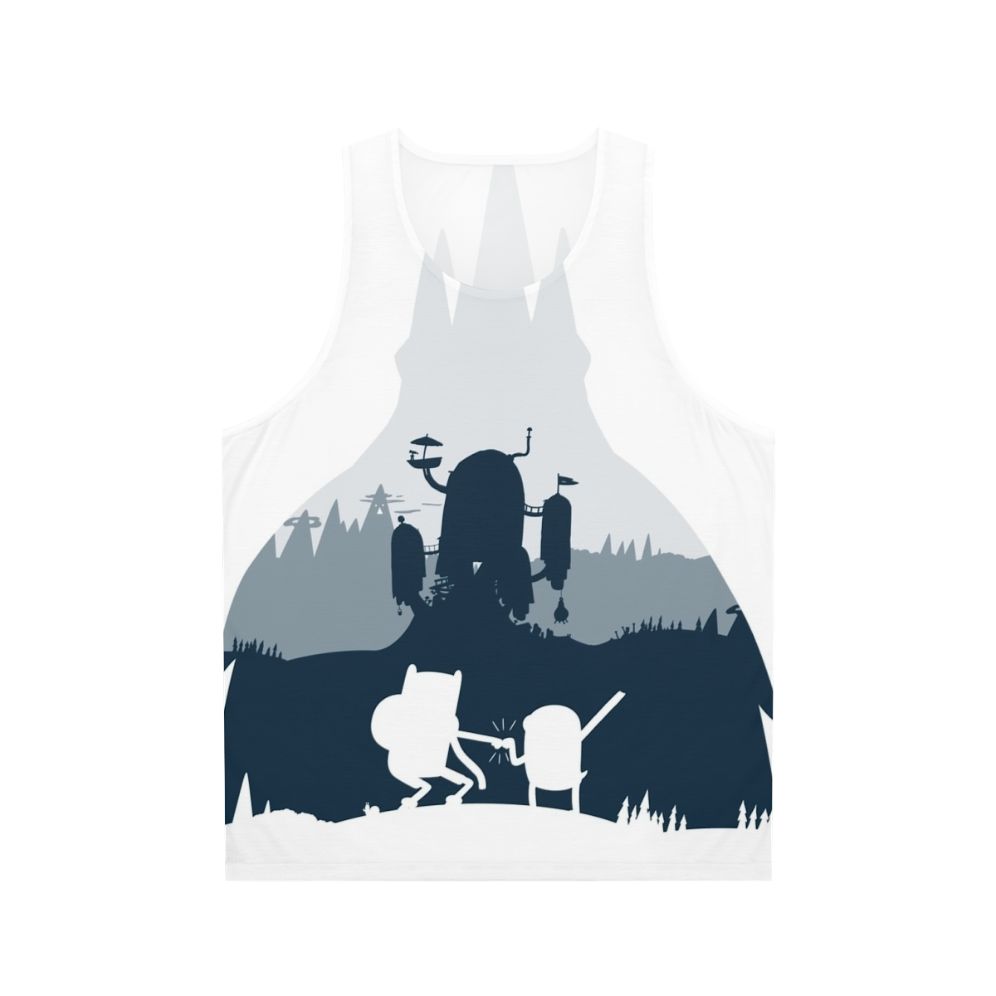 Adventure Time Ice King Silhouette Unisex Tank Top