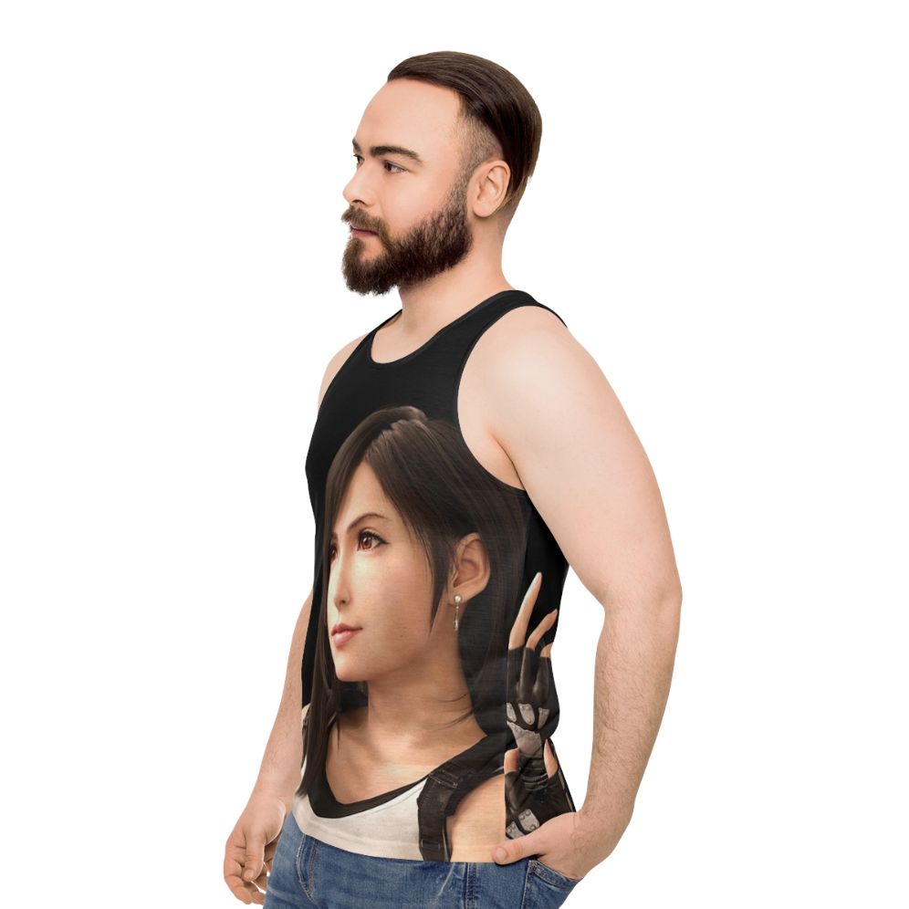 Tifa Lockhart Unisex Gaming Tank Top - men side