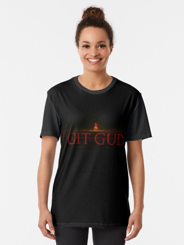 Dark Souls inspired "Git Gud" graphic t-shirt - Women