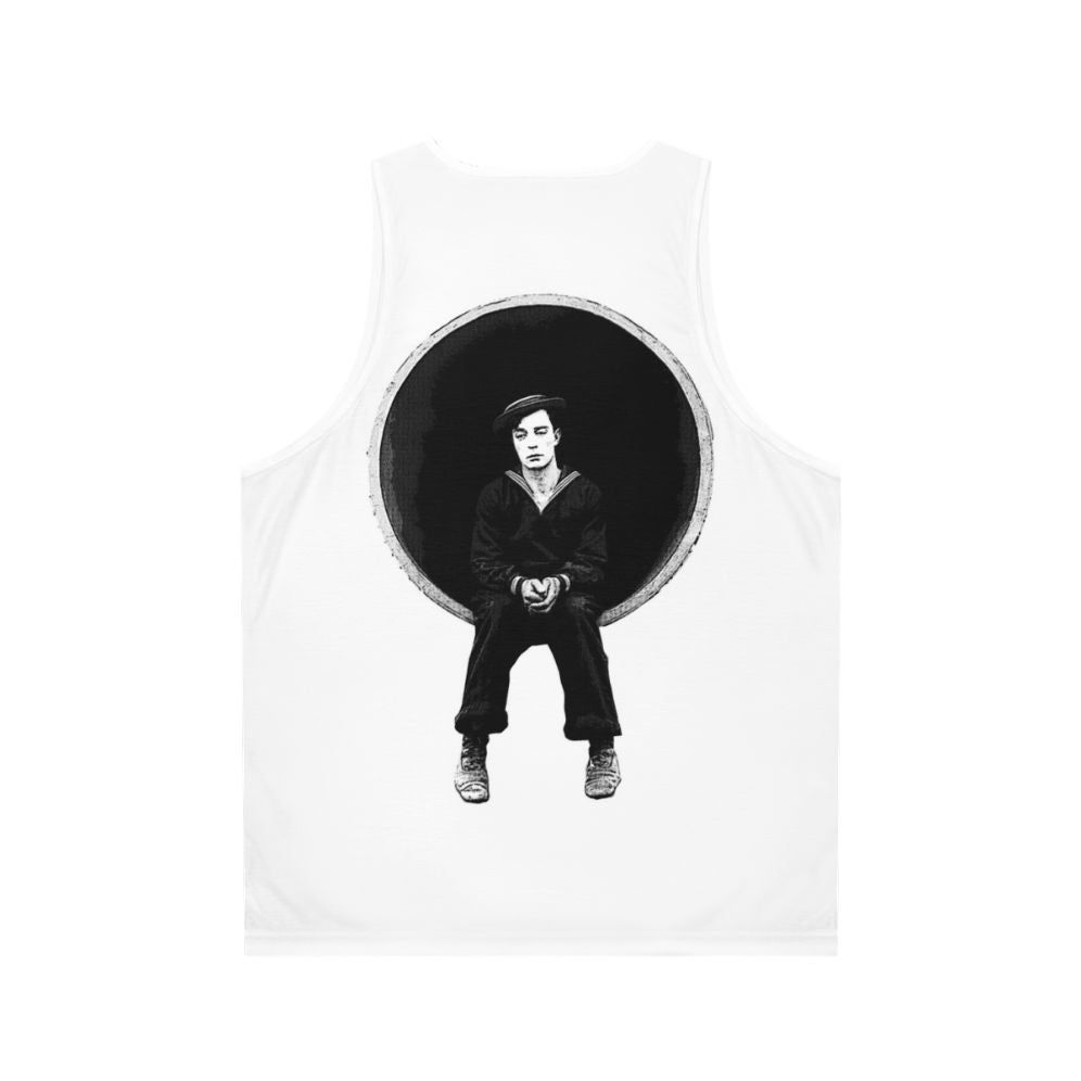 Buster Keaton Unisex Tank Top - Back